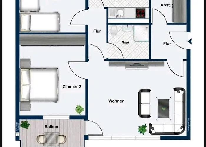 Lejlighed - Langenhagen Center 2 *